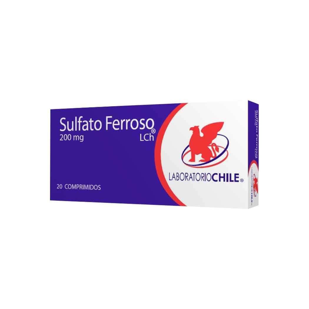 SULFATO FERROSO 200 MG X 20 COMPRIMIDOS